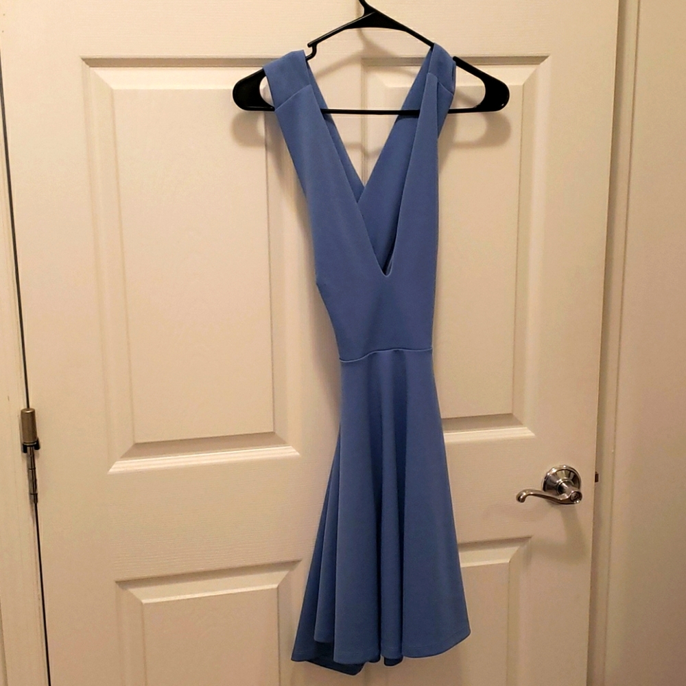 Light blue mini dress